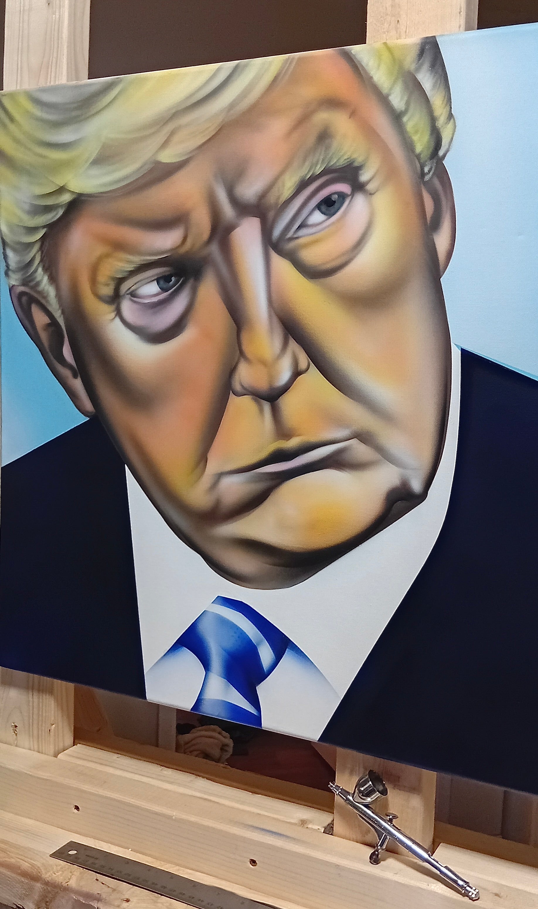 'No T.D.S' - 36x24 (Acrylic on canvas)