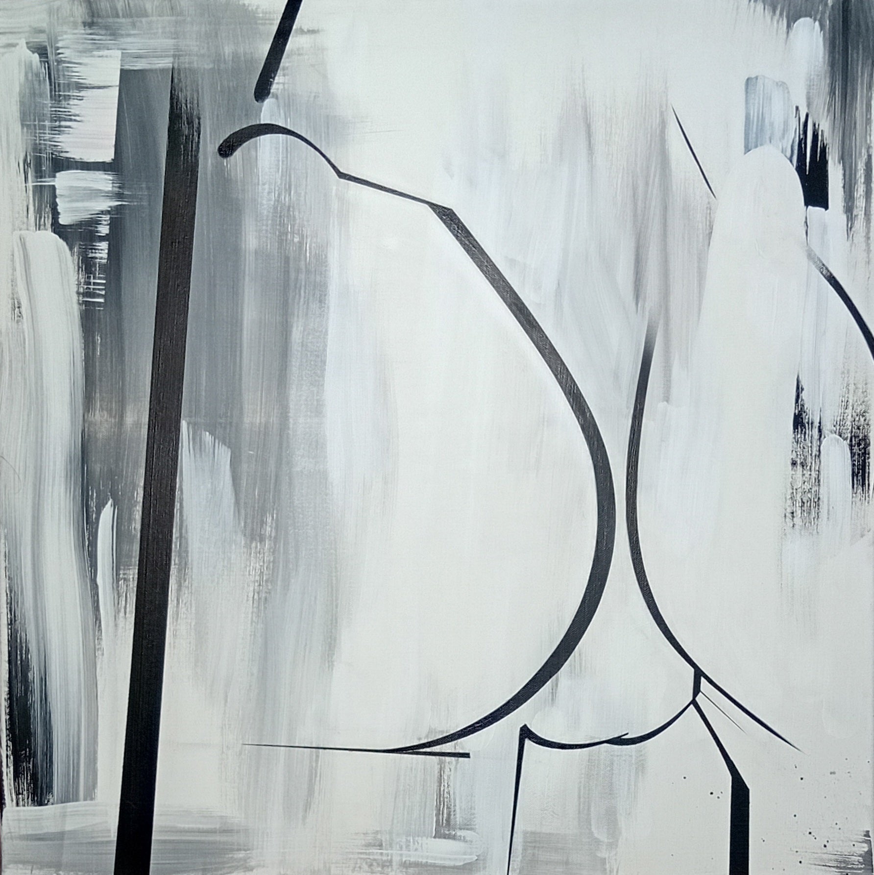'Untitled' 24x24 - Acrylic on canvas